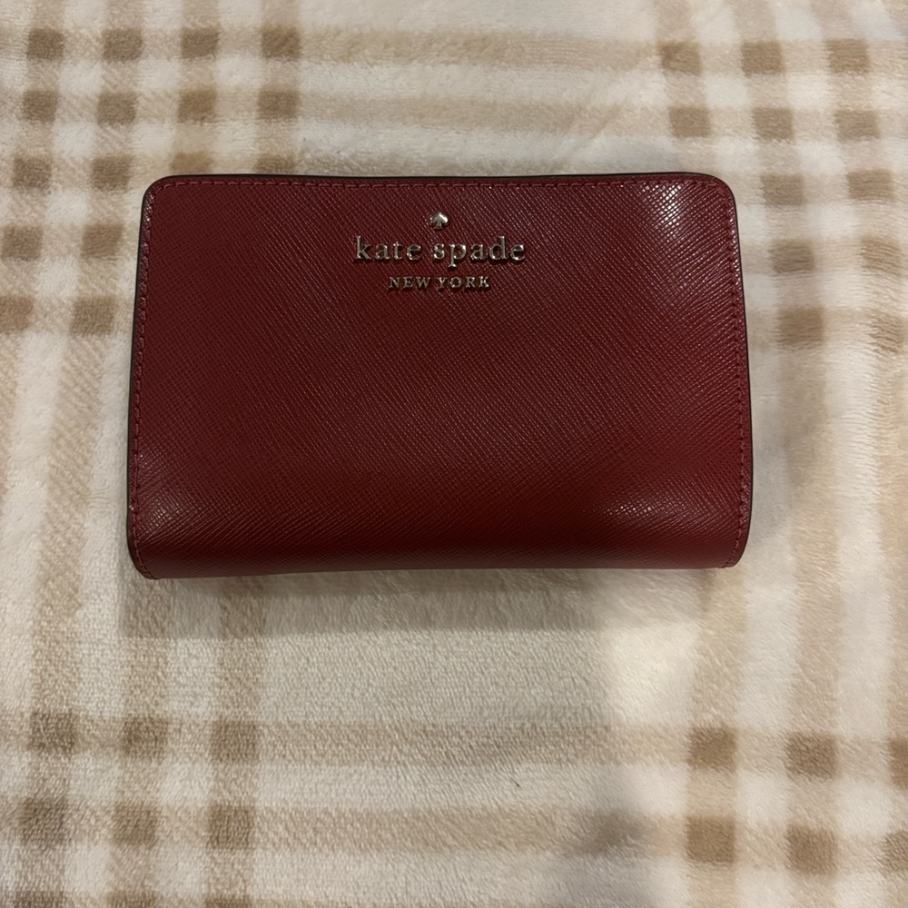 Kate Spade Cherry Red Leather Wallet